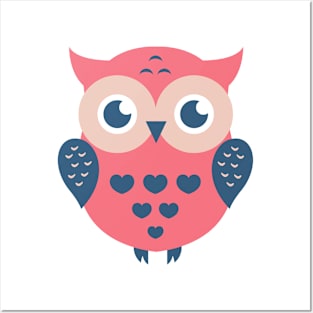 Cute Owl Posters and Art